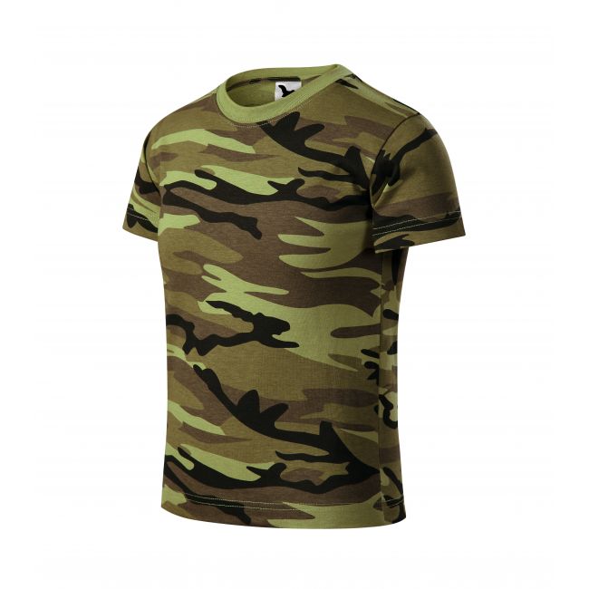 Camouflage tricou pentru copii camuflaj verde 158 cm/12