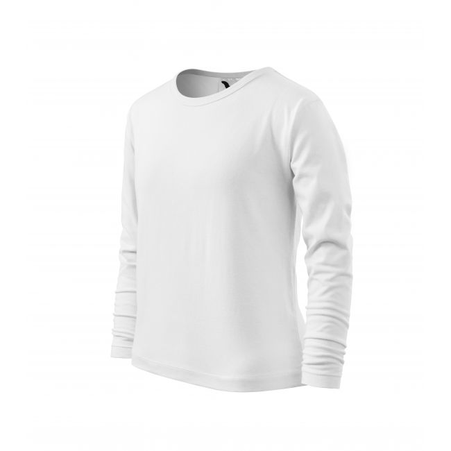 Fit-T LS tricou pentru copii alb 110 cm/4
