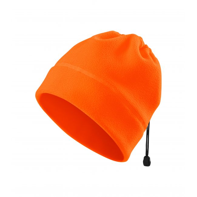 HV Practic fleece căciulă unisex portocaliu reflectorizant