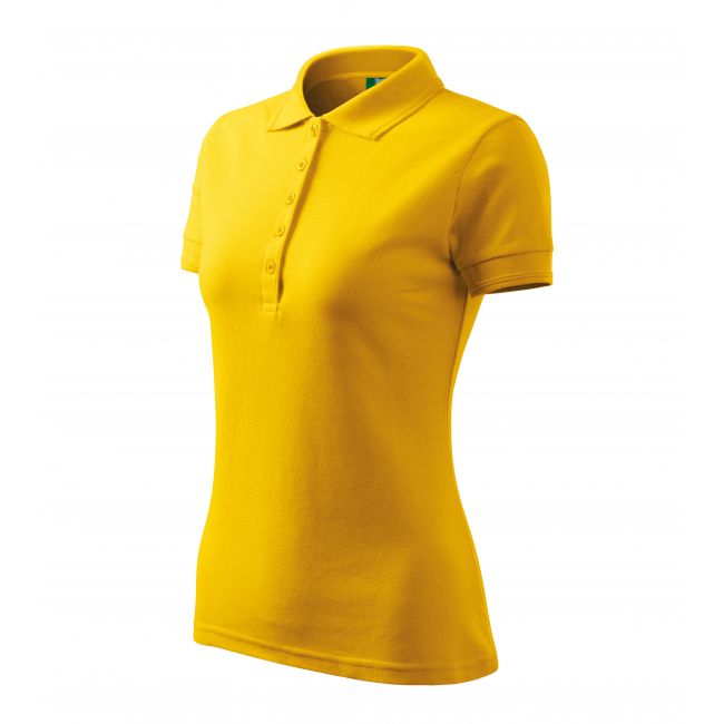 Pique Polo tricou polo pentru damă galben