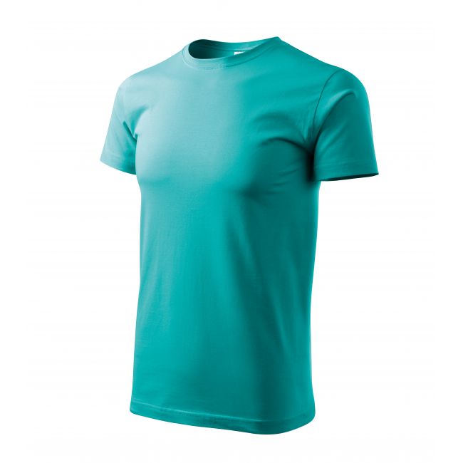 Basic tricou pentru bărbaţi verde smarald