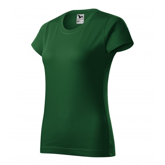 Basic tricou pentru damă verde sticlă