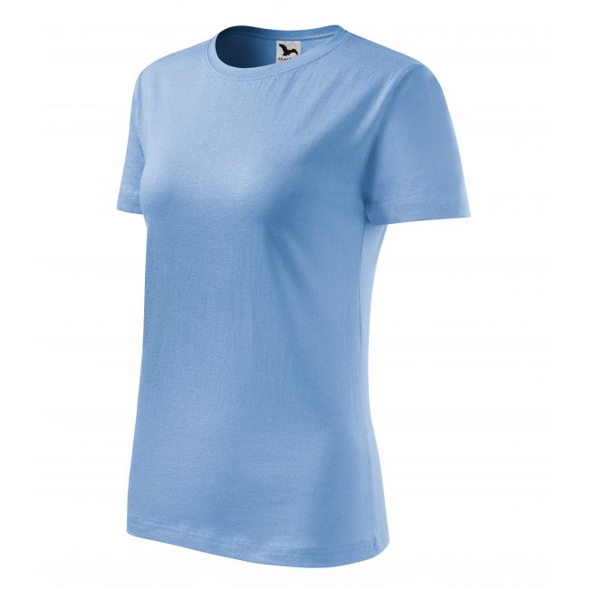 Classic New tricou pentru damă albastru deschis
