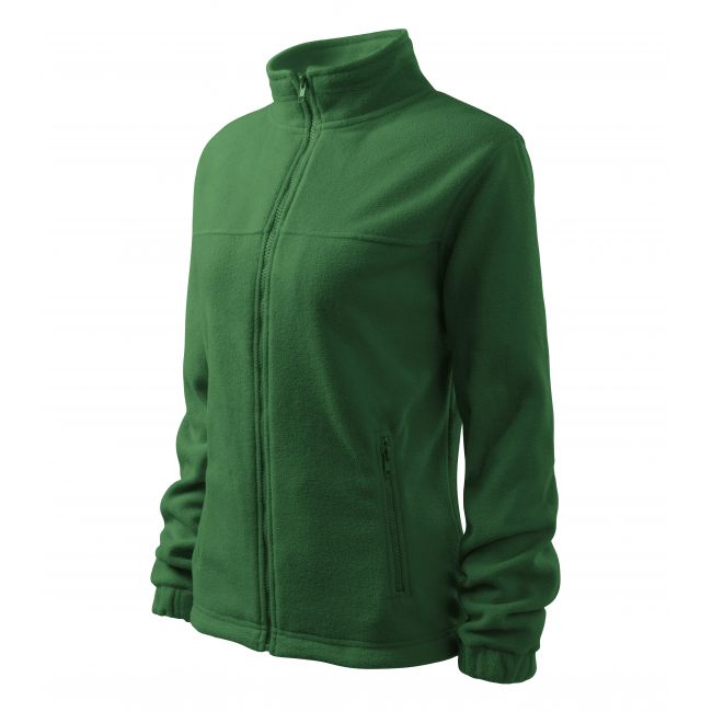 Jacket jachetă fleece pentru damă verde sticlă