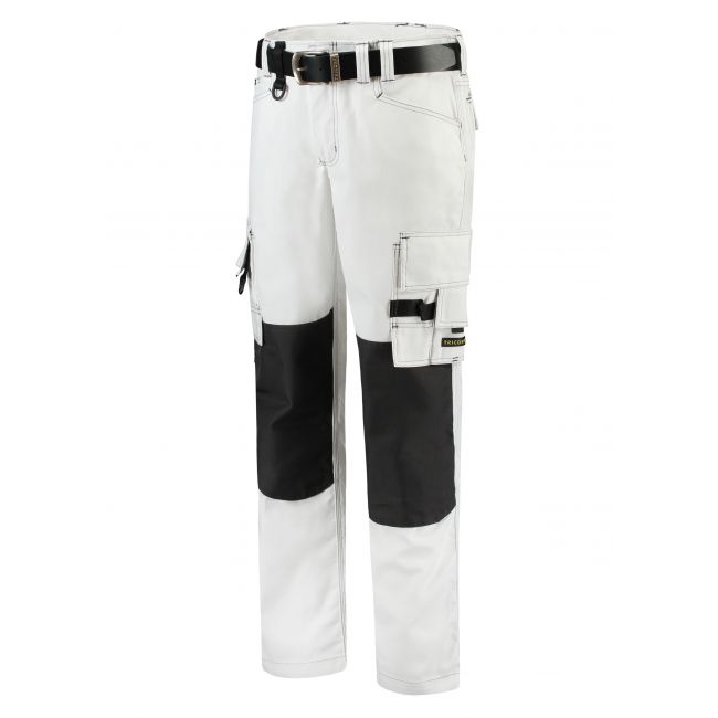 Cordura Canvas Work Pants pantaloni de lucru unisex alb