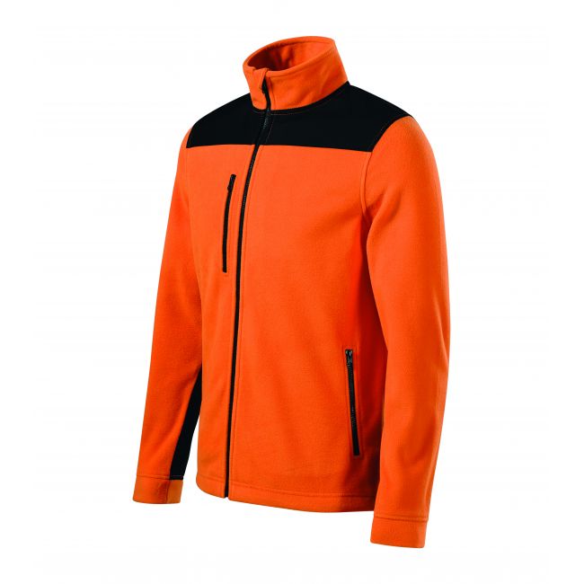 Effect jachetă fleece unisex portocaliu