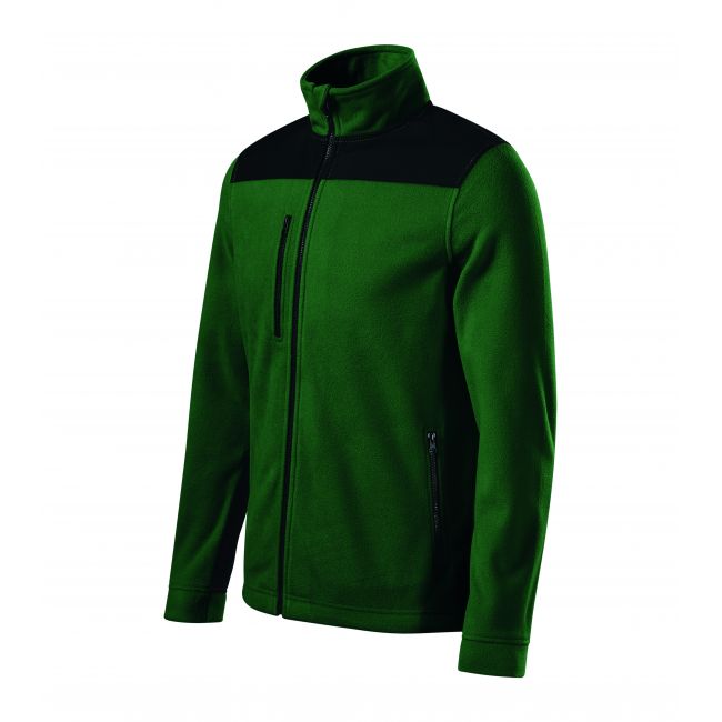 Effect jachetă fleece unisex verde sticlă