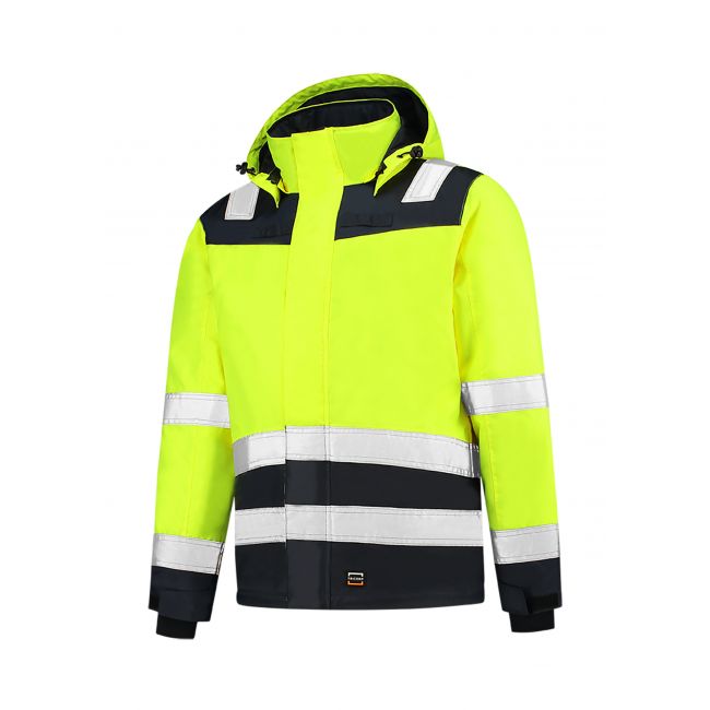 Midi Parka High Vis Bicolor jachetă de lucru unisex galben reflectorizat