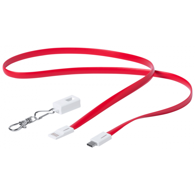 Doffer Lanyard Cu Cablu Usb Tip C